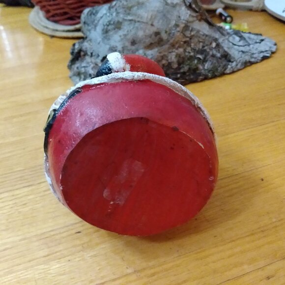 Vintage 1990 Jim Shore Christmas Santa Claus St. Nick Roly Poly 6" Heavy - Picture 10 of 10